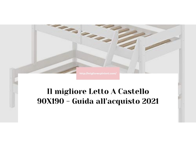 Le migliori marche di Letto A Castello 90X190 italiane