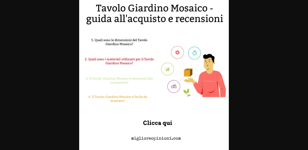 Tavolo Giardino Mosaico - Guida all’Acquisto, Classifica