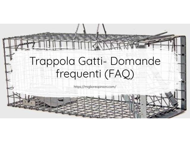 Trappola Gatti- Domande frequenti (FAQ)