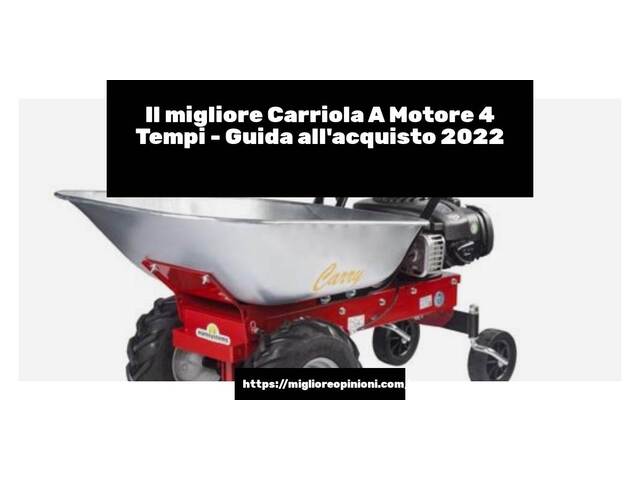 Le migliori marche di Carriola A Motore 4 Tempi italiane