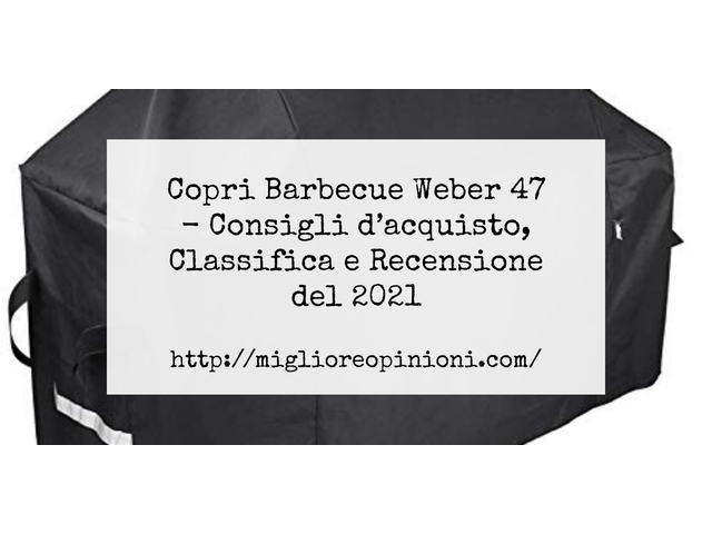 Copri Barbecue Weber 47 : Consigli d’acquisto, Classifica e Recensioni