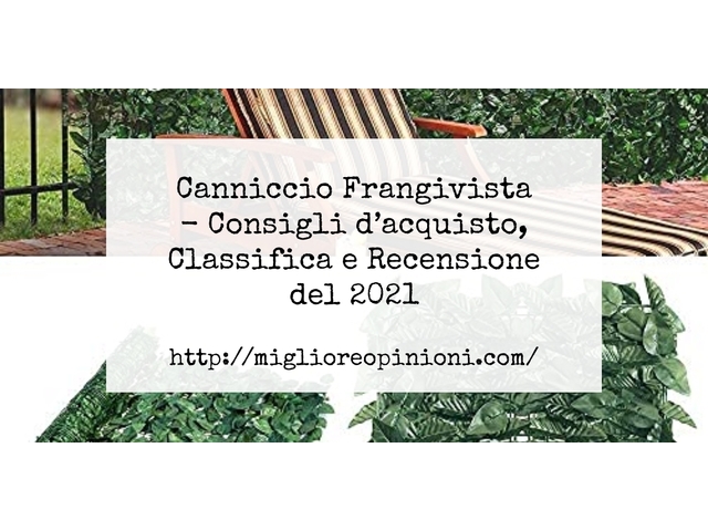 Canniccio Frangivista : Consigli d’acquisto, Classifica e Recensioni