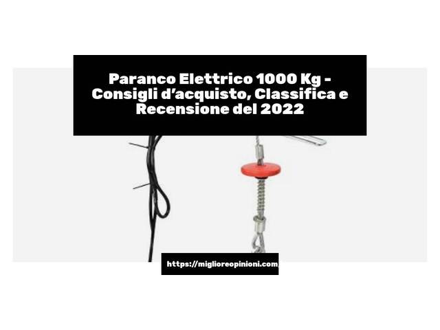Paranco Elettrico 1000 Kg : Consigli d’acquisto, Classifica e Recensioni