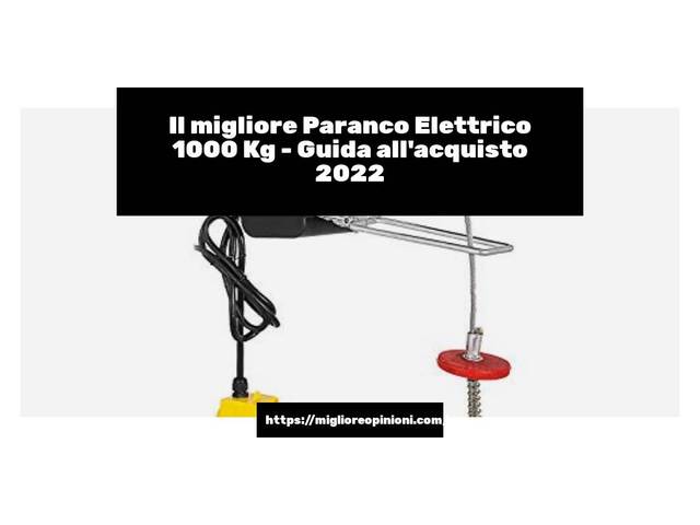 Le migliori marche di Paranco Elettrico 1000 Kg italiane