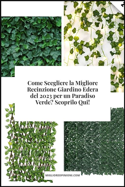 consigliati 10 recinzione giardino edera - Buying Guide