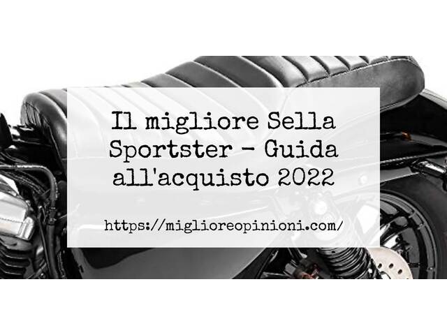 Le migliori marche di Sella Sportster italiane
