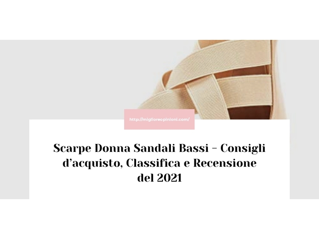 Scarpe Donna Sandali Bassi : Consigli d’acquisto, Classifica e Recensioni