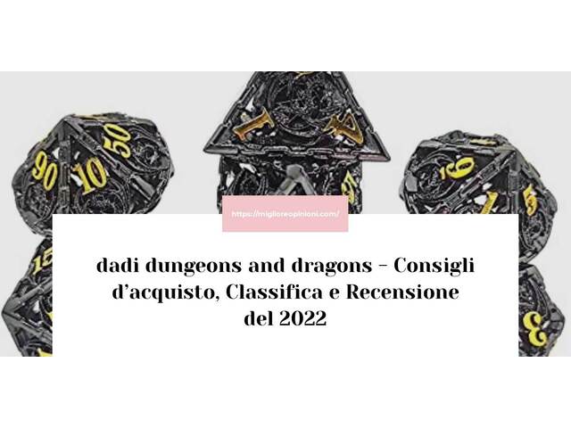 47 Migliori dadi dungeons and dragons