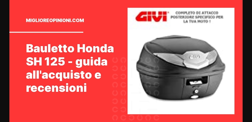 Bauletto Honda SH 125
