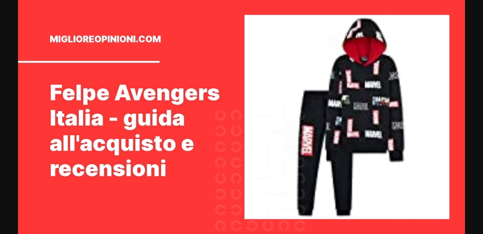 Felpe Avengers Italia