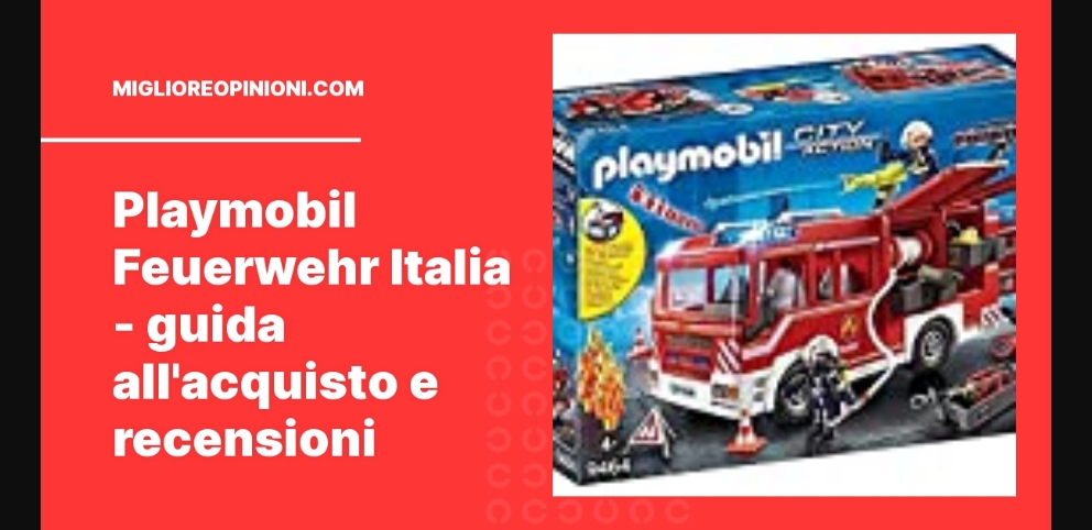 Playmobil Feuerwehr Italia