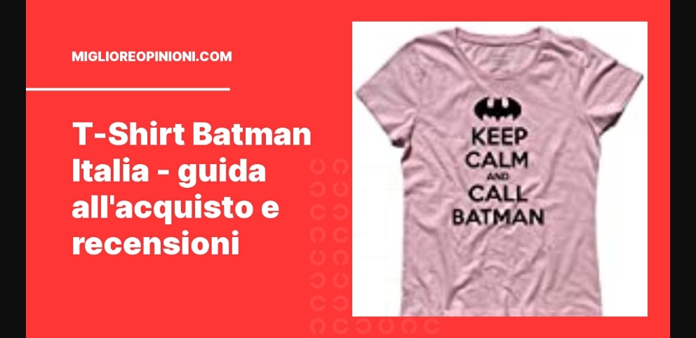 T-Shirt Batman Italia